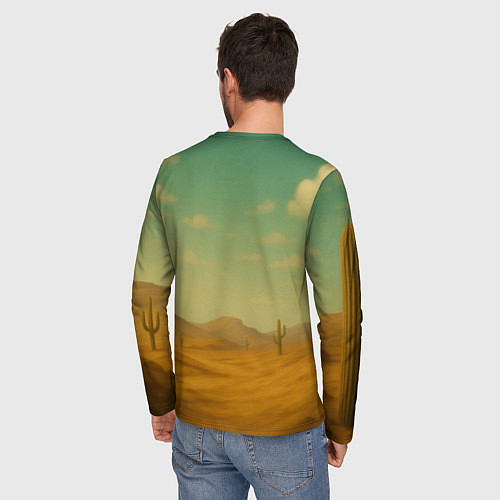 Мужской лонгслив Лирили ларила мем / 3D-принт – фото 4