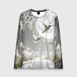 Лонгслив мужской Сказочные птички, цвет: 3D-принт