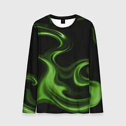 Мужской лонгслив Green black
