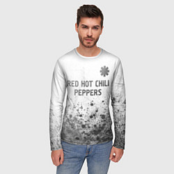 Лонгслив мужской Red Hot Chili Peppers - white gradient посередине, цвет: 3D-принт — фото 2