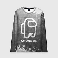 Лонгслив мужской Among Us - grey gradient, цвет: 3D-принт