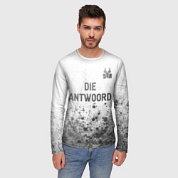 Лонгслив мужской Die Antwoord - white gradient посередине, цвет: 3D-принт — фото 2