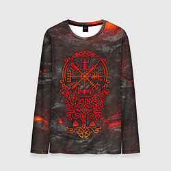 Лонгслив мужской Компас воина в кельтском орнаменте, цвет: 3D-принт