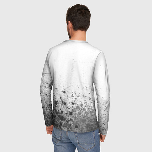 Мужской лонгслив Dongfeng - white gradient посередине / 3D-принт – фото 4