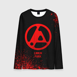 Лонгслив мужской Linkin Park 2024 - red gradient, цвет: 3D-принт