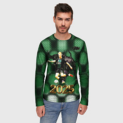 Лонгслив мужской ФК Краснодар чемпион РПЛ 2025, цвет: 3D-принт — фото 2