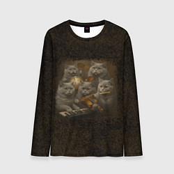 Лонгслив мужской Когда Наташа музыкант, цвет: 3D-принт