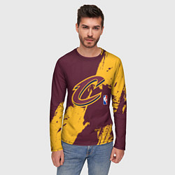 Лонгслив мужской Cleveland Cavaliers NBA team, цвет: 3D-принт — фото 2