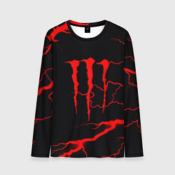 Мужской лонгслив Monster energy storm red