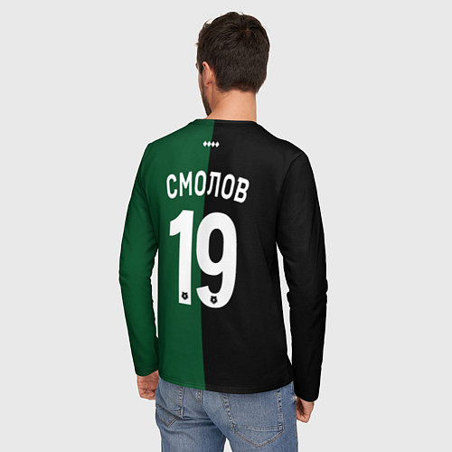 Мужской лонгслив Смолов - ФК Краснодар / 3D-принт – фото 4