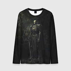Лонгслив мужской Командир скелетов, цвет: 3D-принт
