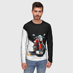 Лонгслив мужской Ducati Racer, цвет: 3D-принт — фото 2