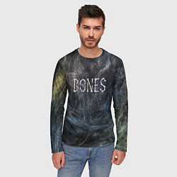 Лонгслив мужской Bones из костей, цвет: 3D-принт — фото 2