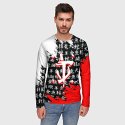 Лонгслив мужской Doom dark age japan, цвет: 3D-принт — фото 2