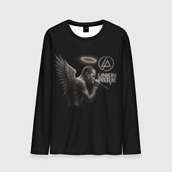 Лонгслив мужской Честер Беннингтон - LP angel, цвет: 3D-принт