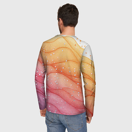 Мужской лонгслив Lana Del Rey в образе гитаристки / 3D-принт – фото 4