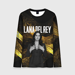 Лонгслив мужской Lana Del Rey в черном платье, цвет: 3D-принт