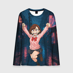 Лонгслив мужской Сиратори Айра в ярости, цвет: 3D-принт