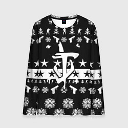 Мужской лонгслив Doom x csgo winter