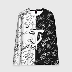 Лонгслив мужской Doom автографы, цвет: 3D-принт
