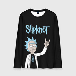 Лонгслив мужской Slipknot и Рик Санчес из Рик и Морти, цвет: 3D-принт