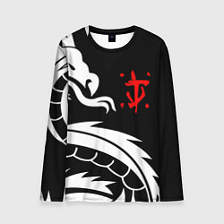 Лонгслив мужской Doom dragon steel, цвет: 3D-принт