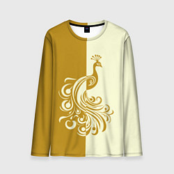 Мужской лонгслив Жар-птица в золотом