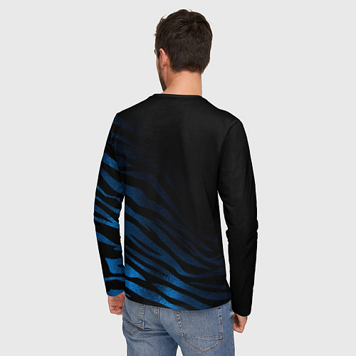 Мужской лонгслив Сашка не котик Сашка тигр / 3D-принт – фото 4