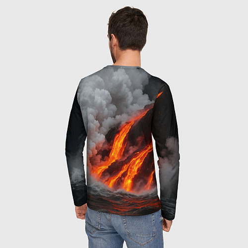 Мужской лонгслив Тихий Саша гроза врагов / 3D-принт – фото 4