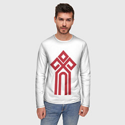 Лонгслив мужской Чур - Славянская Русь, цвет: 3D-принт — фото 2