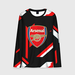 Лонгслив мужской Arsenal geometry steel, цвет: 3D-принт
