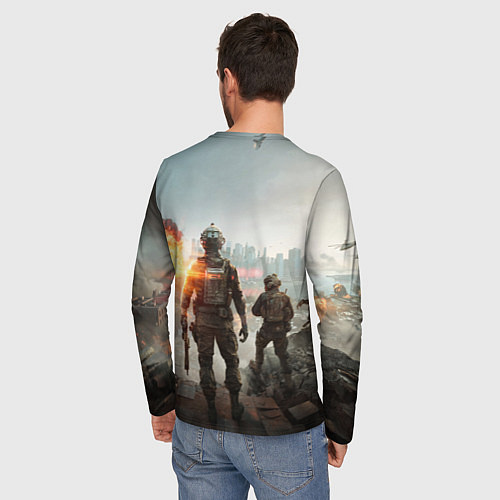 Мужской лонгслив Битва за Бруклин из Battlefield 6 / 3D-принт – фото 4