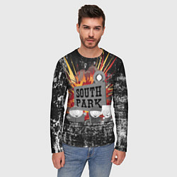 Лонгслив мужской Герои из Южного парка, цвет: 3D-принт — фото 2