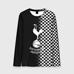 Лонгслив мужской Тоттенхэм клетка шахматная, цвет: 3D-принт