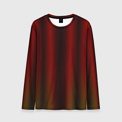 Лонгслив мужской Neon red orange lines, цвет: 3D-принт