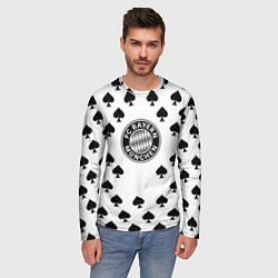 Лонгслив мужской Bayern Mnchen пики, цвет: 3D-принт — фото 2