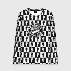 Лонгслив мужской Бавария Мюнхен люди паттерн текстура, цвет: 3D-принт