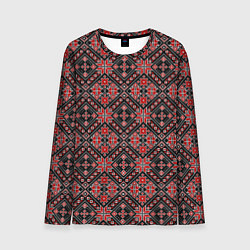 Мужской лонгслив Славянский стиль - орнамент