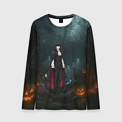 Лонгслив мужской Вампир Сон Джин-Ву - Поднятие уровня в одиночку ан, цвет: 3D-принт