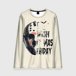 Лонгслив мужской Пятница 13 Вурхиз, цвет: 3D-принт