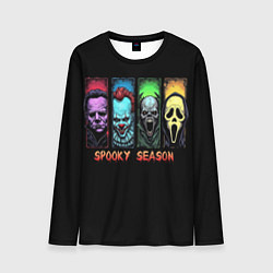 Лонгслив мужской Сезон ужасов, цвет: 3D-принт