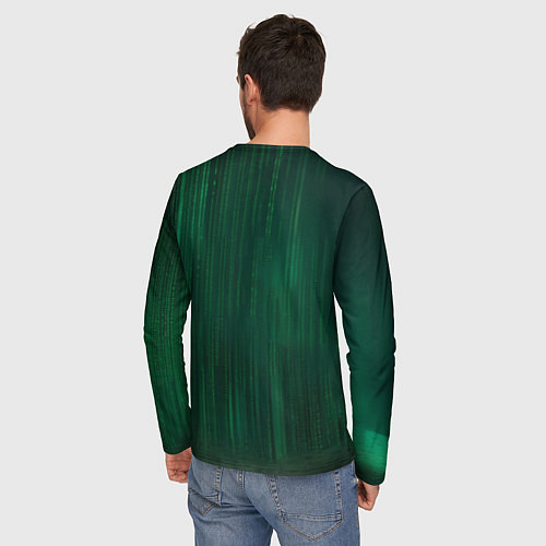 Мужской лонгслив Хакер лошадь / 3D-принт – фото 4