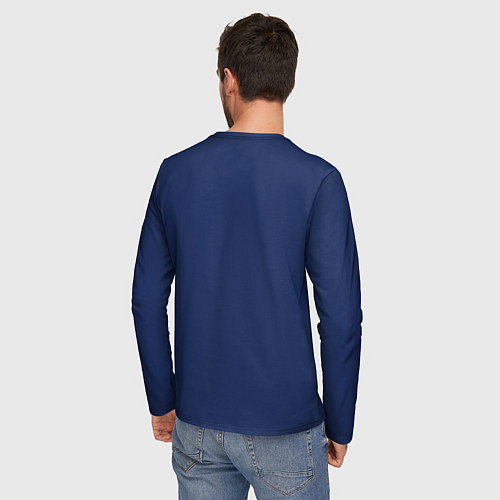 Мужской лонгслив Chill bear / 3D-принт – фото 4