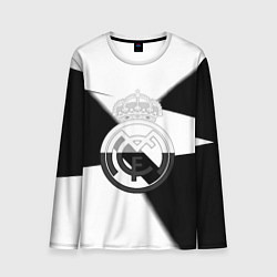 Лонгслив мужской Реал Мадрид геометрия полосы, цвет: 3D-принт