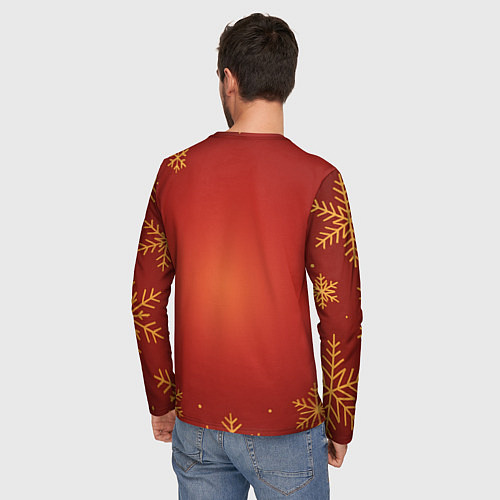 Мужской лонгслив 2026 год лошади / 3D-принт – фото 4