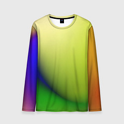 Лонгслив мужской The color is multicolored, цвет: 3D-принт