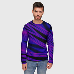 Лонгслив мужской Color multi-colored neon, цвет: 3D-принт — фото 2