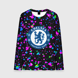 Лонгслив мужской Челси неоновые краски, цвет: 3D-принт