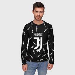 Лонгслив мужской Ювентус армейский стиль, цвет: 3D-принт — фото 2