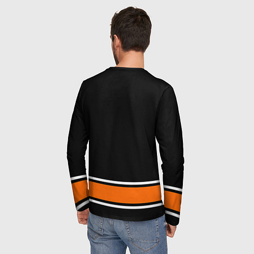 Мужской лонгслив Anaheim Ducks Selanne / 3D-принт – фото 4